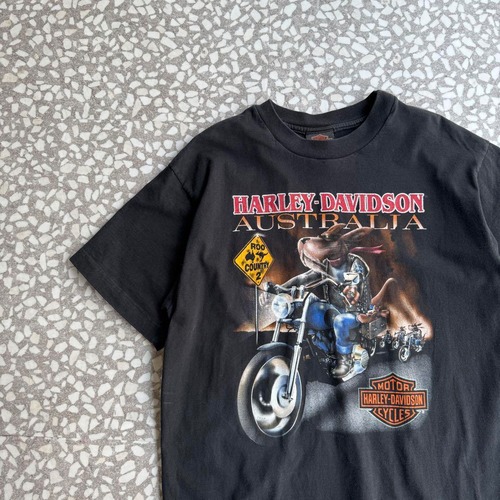Harley-Dvidson / 1997y オーストラリア製 print T-shirt sizeM