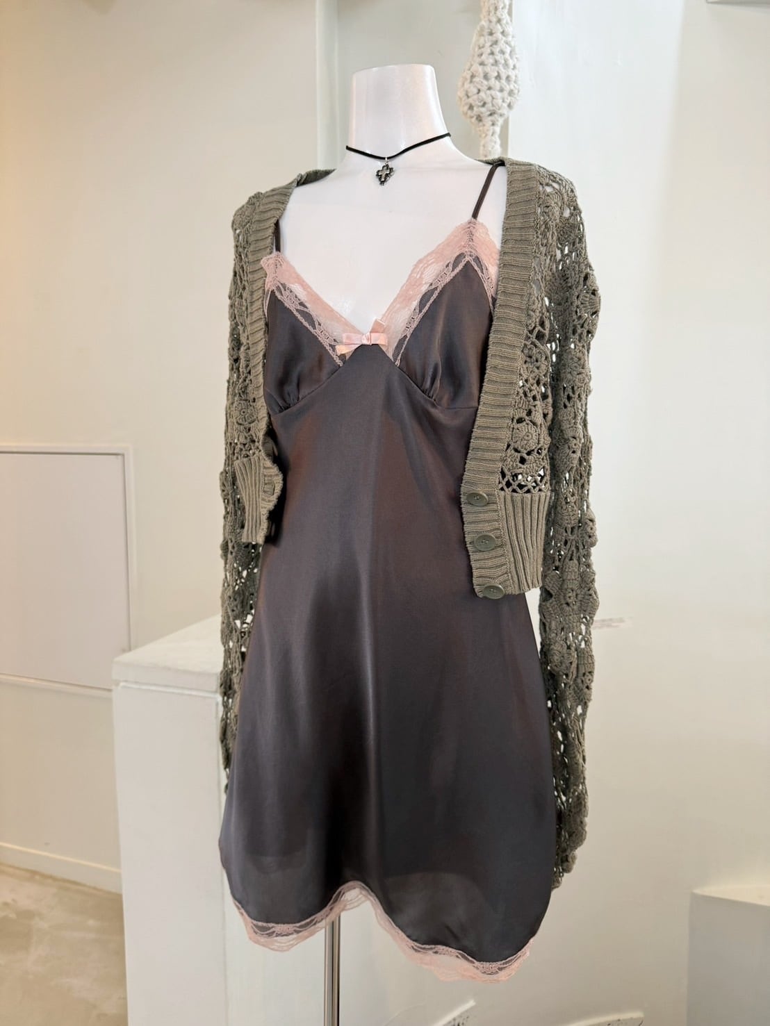 Knit cardigan