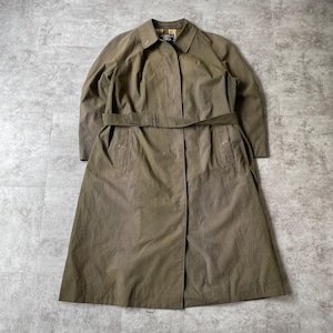 80s vintage Burberry バルマカンコート カーキ