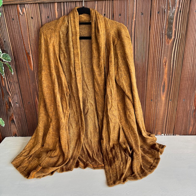 ショール付きデザインカーディガン