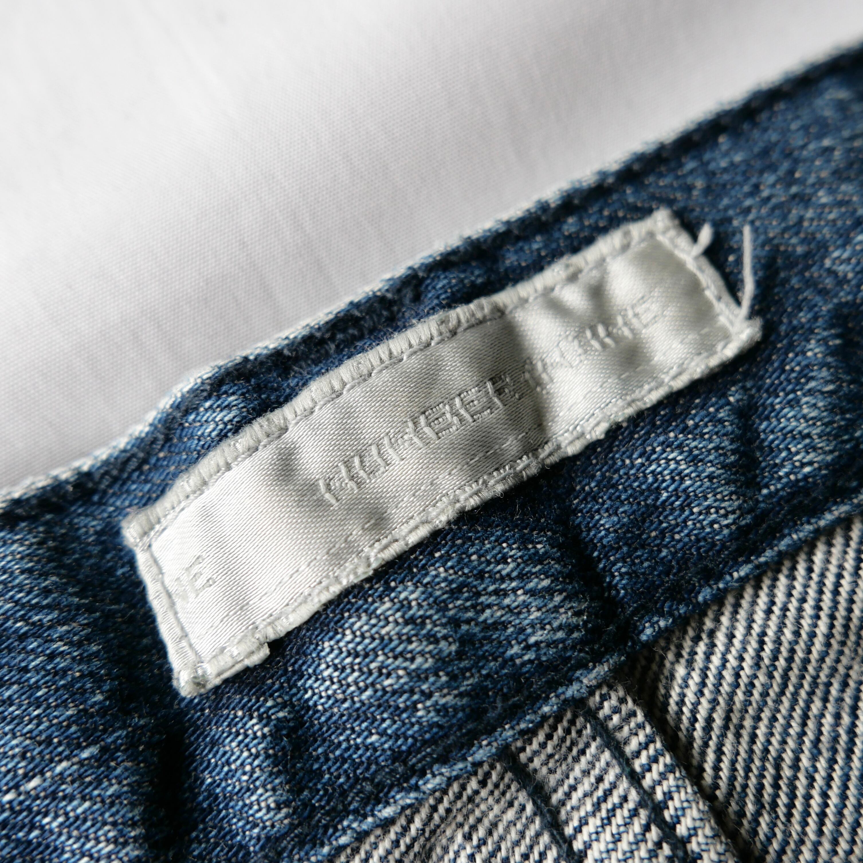 NUMBER (N)INE 2001AW STANDARD期 GRANGE REPAIR DENIM PANTS