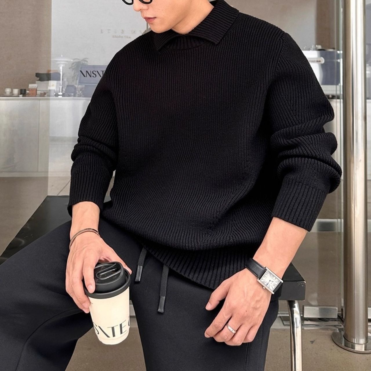 シンプルベーシックポロニット　1214