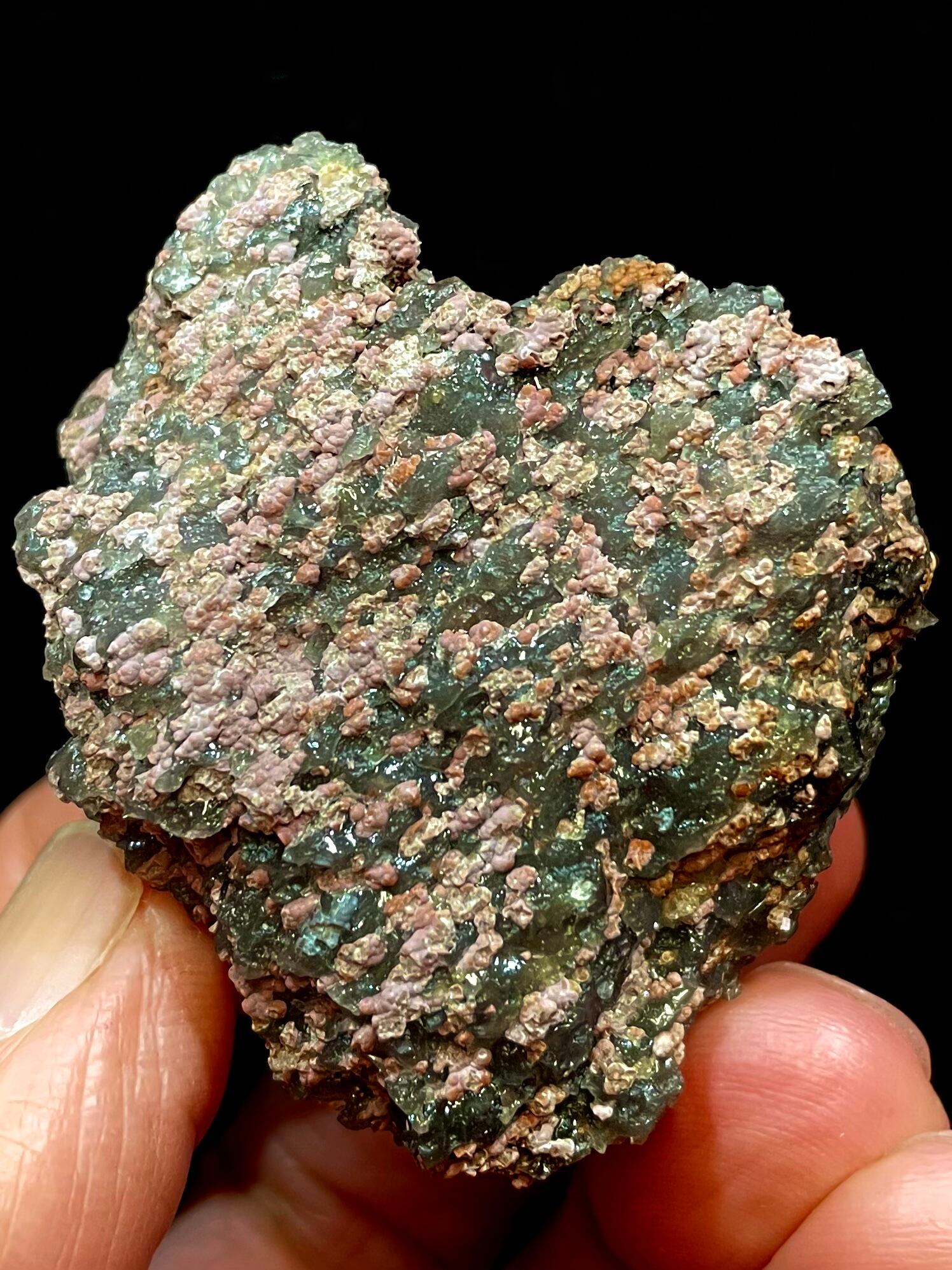 7) 天と地を繋ぐ「ピンク・クリストバライト」黒曜石