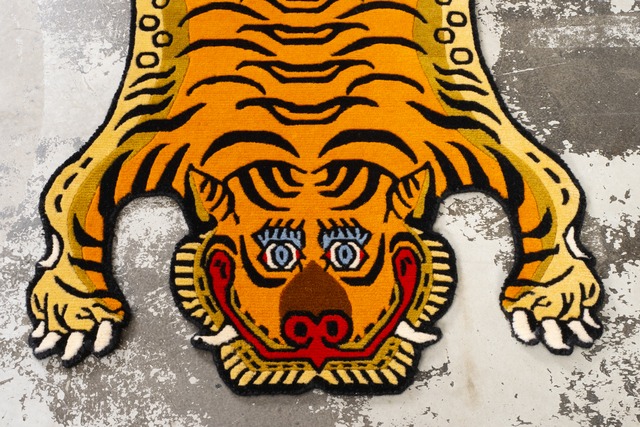 Tibetan Tiger Rug 《Sサイズ•ウール376》チベタンタイガーラグ