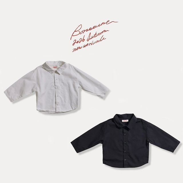 【取寄】boneoune|oxford shirt|オックスフォードシャツ|XS-JL|kids&jr|26 autumn