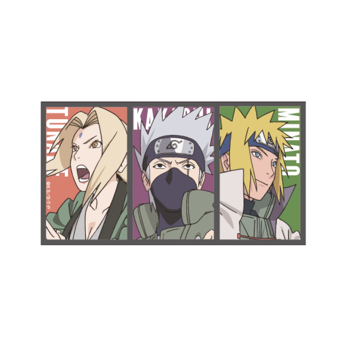 キャラクターステッカー NARUTO 綱手／カカシ／ミナト 