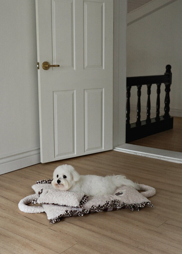 〈予約アイテム〉OHDIBS / Homey Warmy Topper – ブラウンチェック