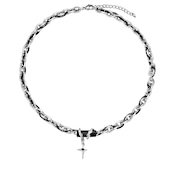 クロス宝石ネックレス W139