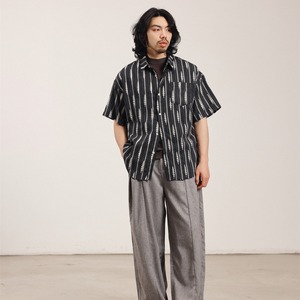 エスニック・ストライプ オーバーシャツ A2161