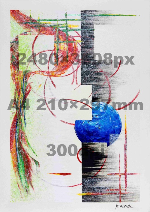 【Digital Art Data】[#25]｜A4 Printable Poster & Wallpaper（300dpi JPEG）