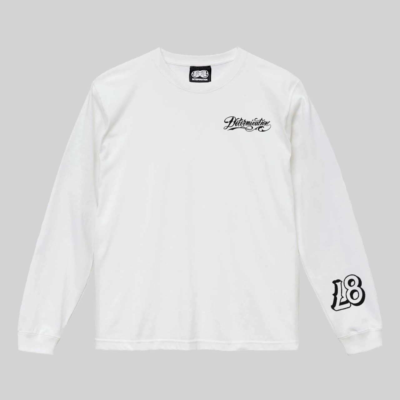 閻魔達磨 ロングTシャツ 白【TIKTOK】