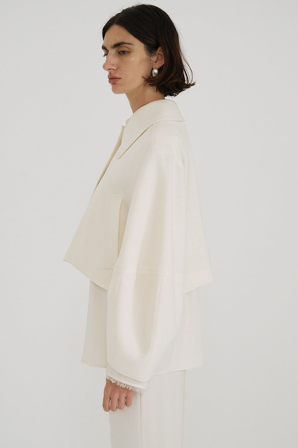 CLANE COCOON SLEEVE SHORT JACKET | FLICKA ASHIYA