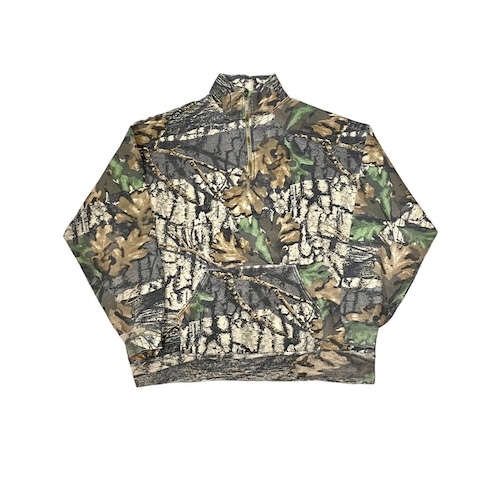 Vintage - Tree Camo Half Zip Sweat Pullover (size-2X) ¥11000+tax