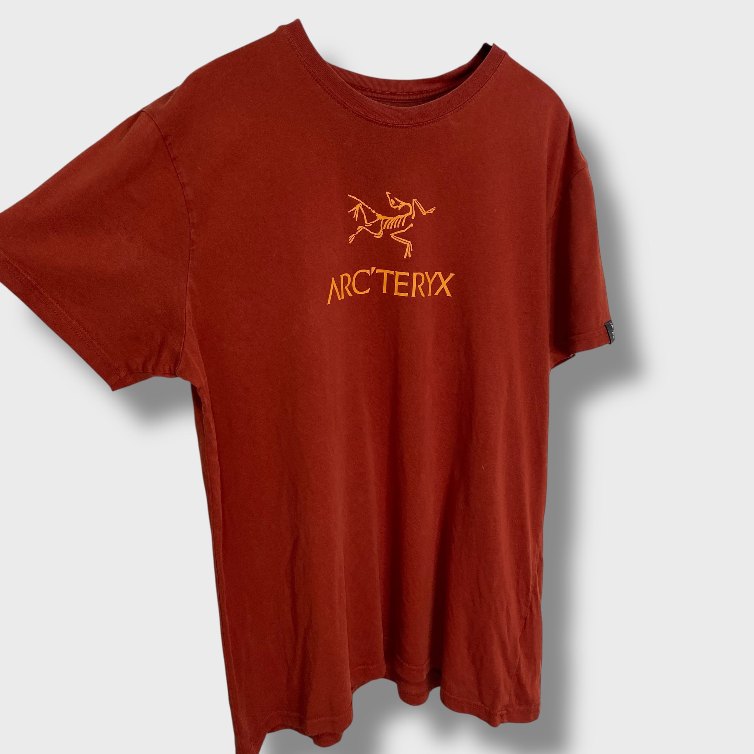 ARC'TERYX アークテリクス プリントロゴTシャツ 始祖鳥 レンガ色 L