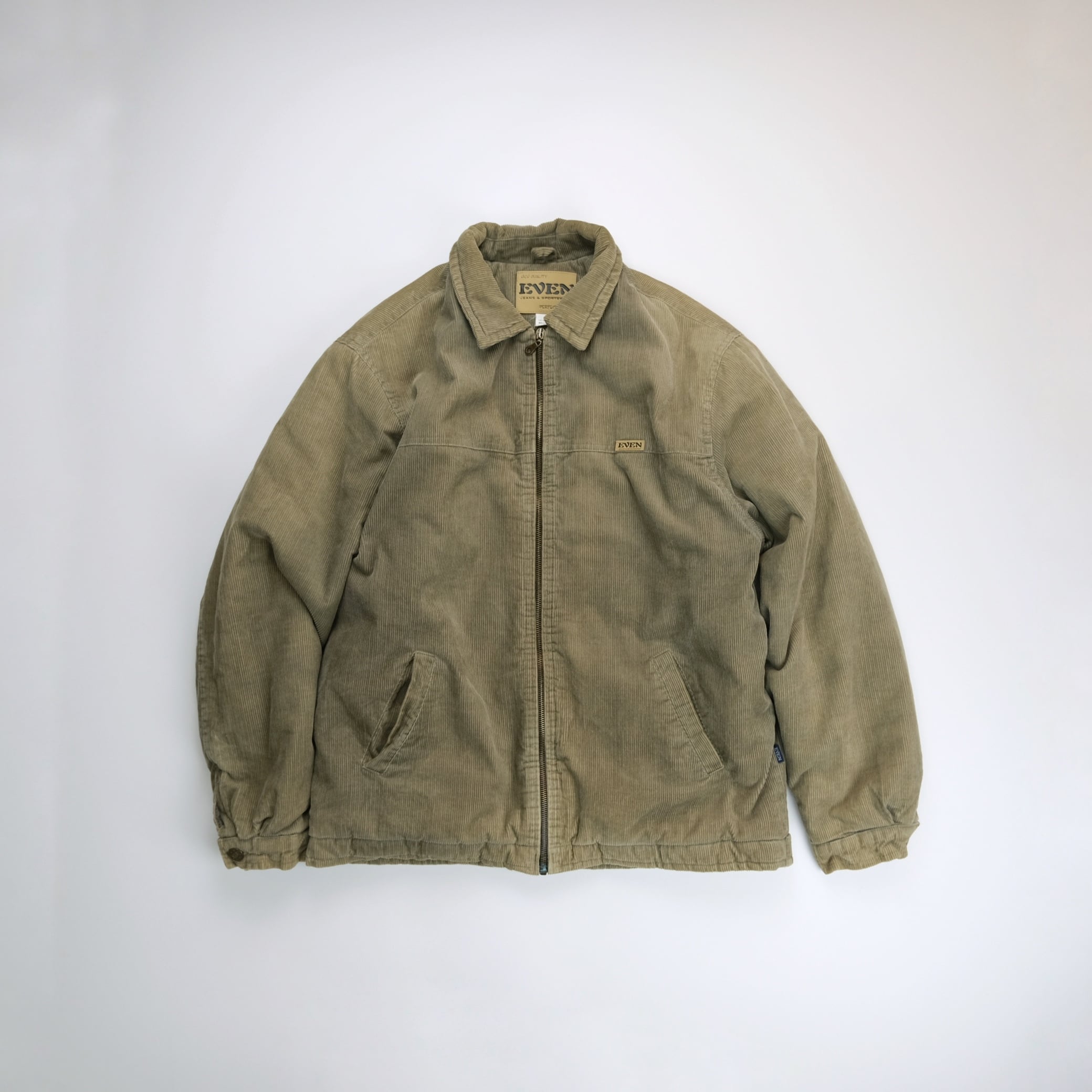 ST.JOHN'S BAY】00's Peach Skin ZIp Up Jacket Black L | RE:FOUND