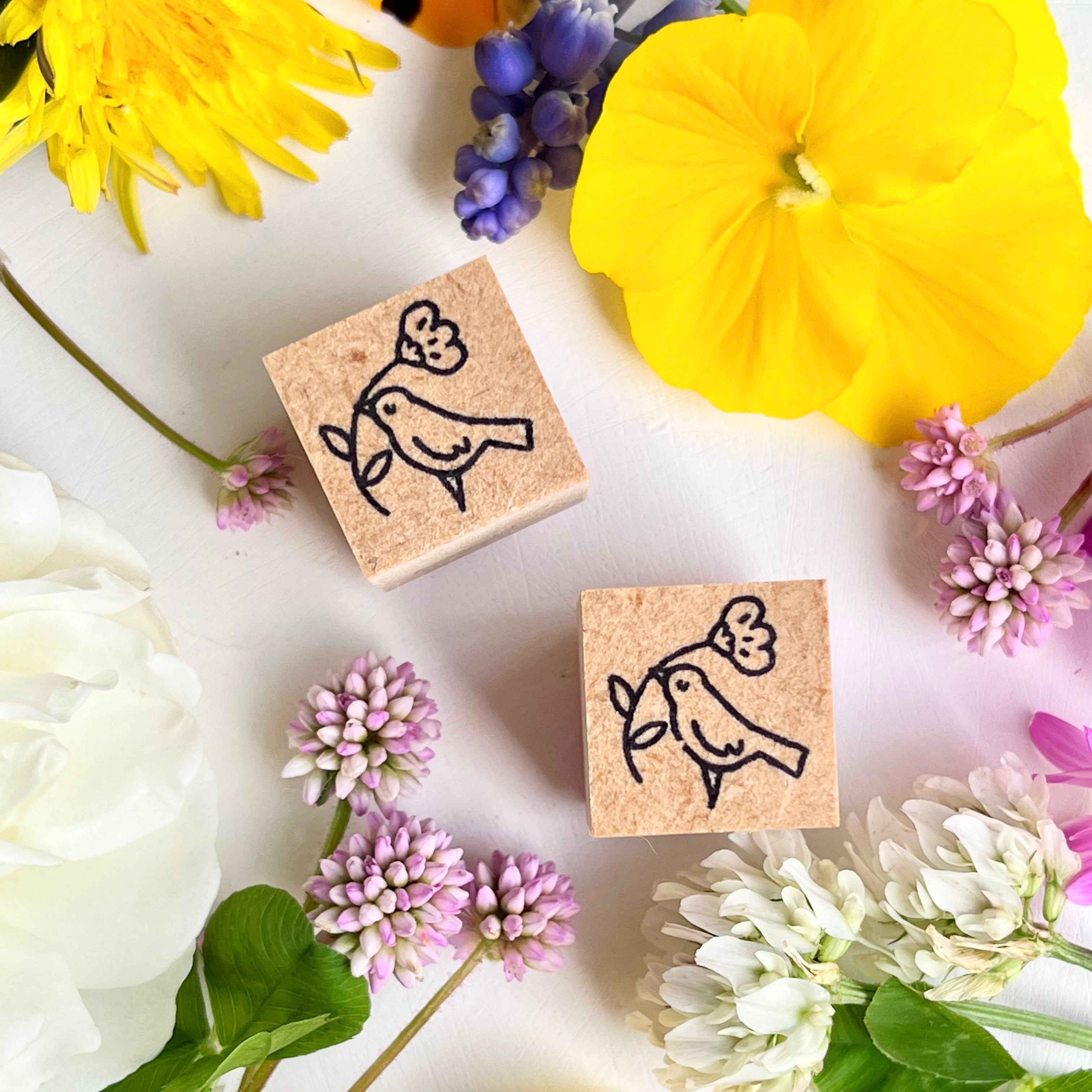 花を摘む鳥(新発売)