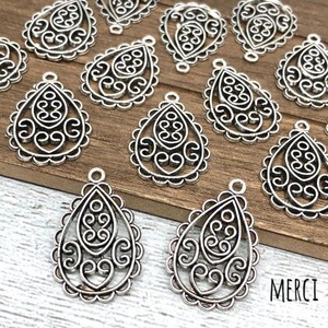 【4個】デザインドロップチャーム