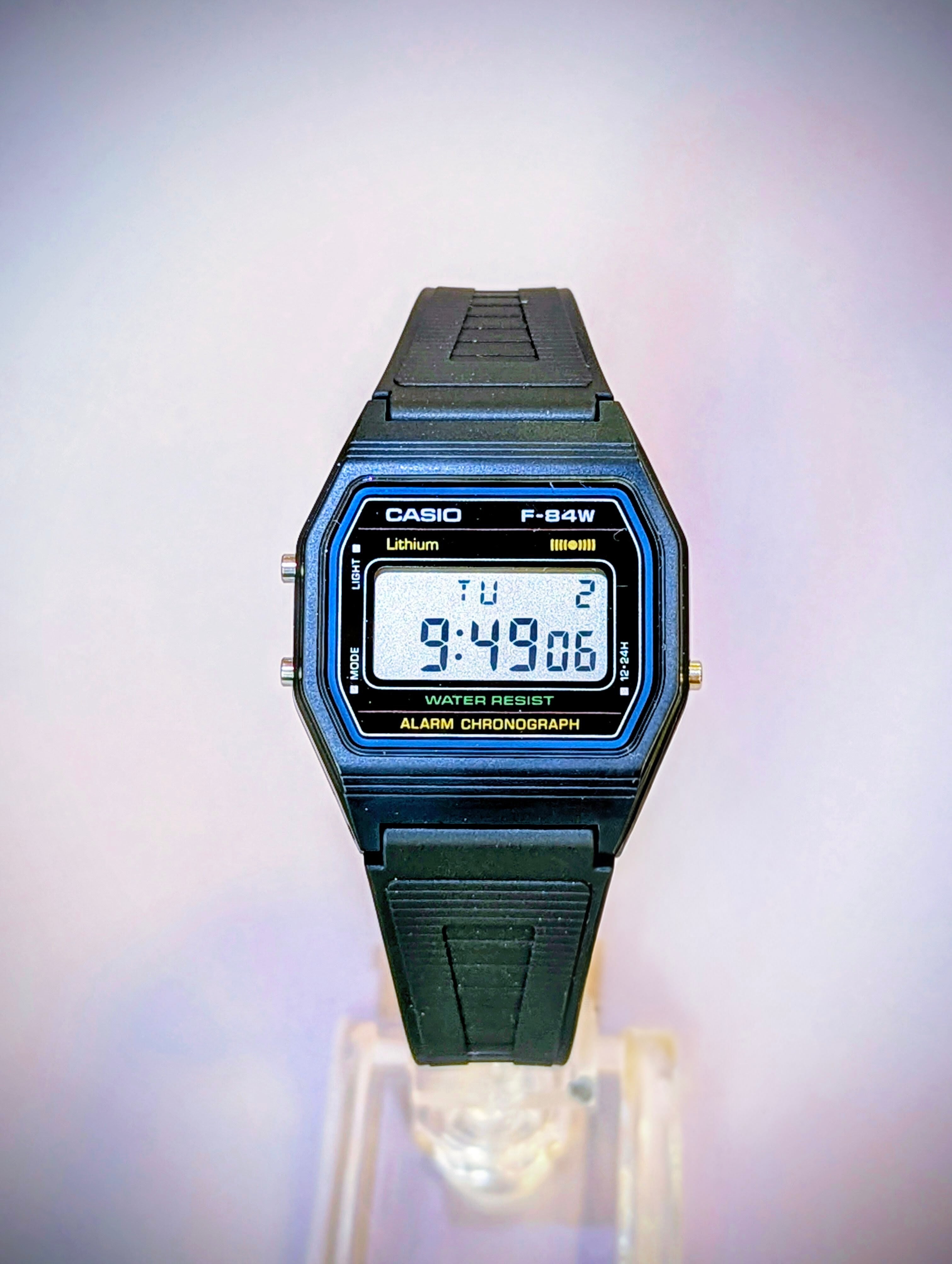 F-84W-1QJH】チープカシオ ☆F-91Wの先代モデル レトロ Collection