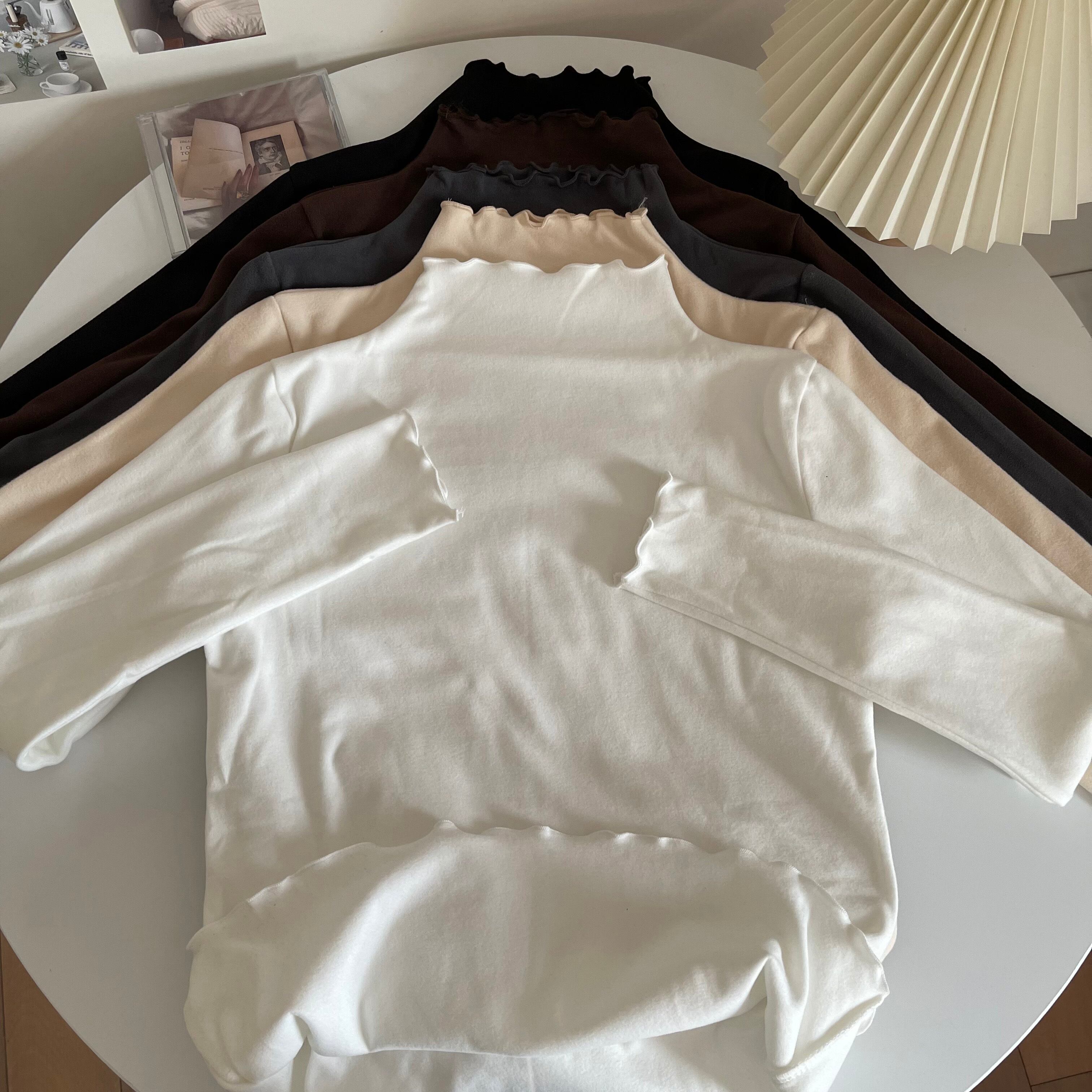 ベルベットTシャツ シャツ レディースウィンタースタイル ロング 冬物 1号婦人55864002720