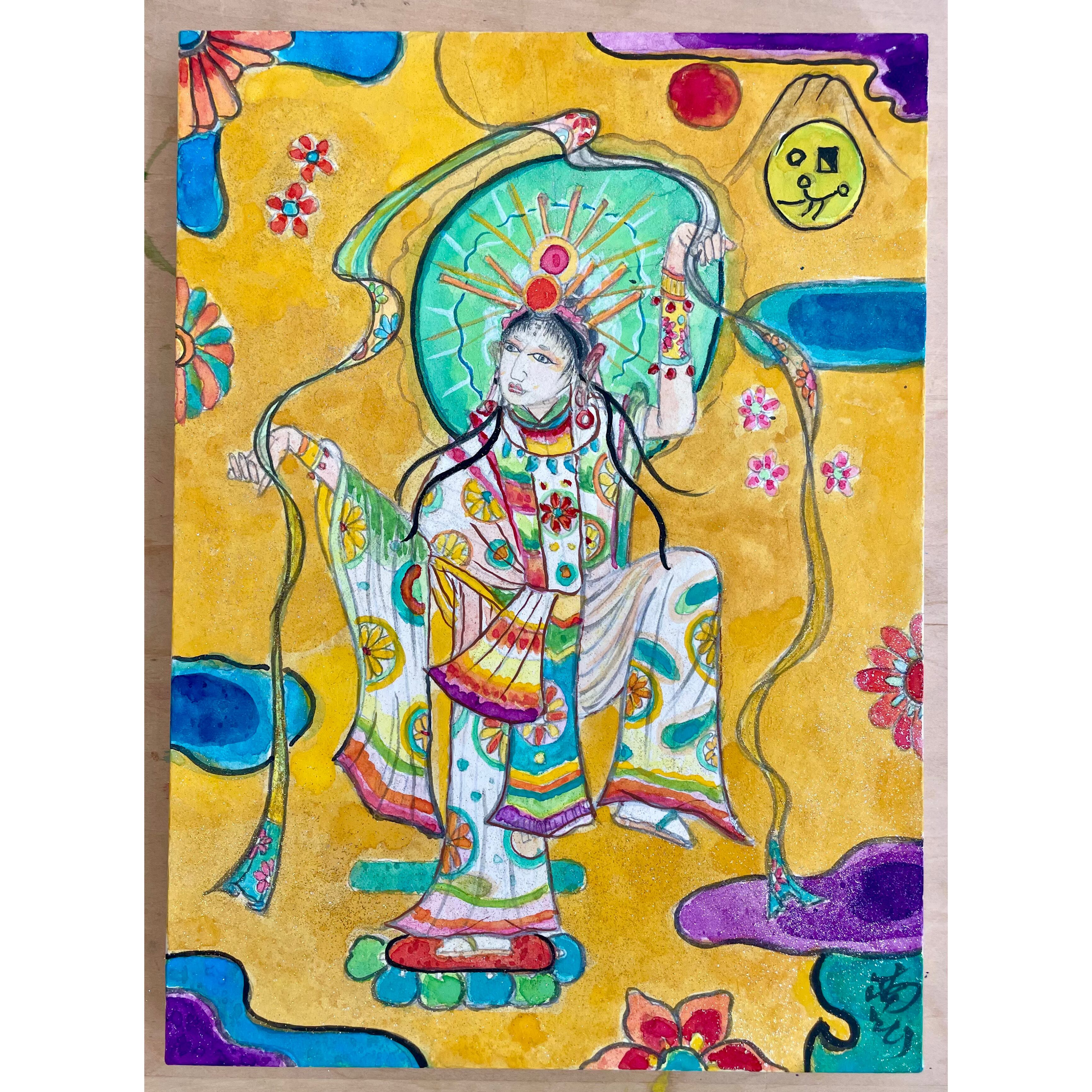南法聖観 御神画 天照大御神 (宇宙文字) | ArtGalleryNS