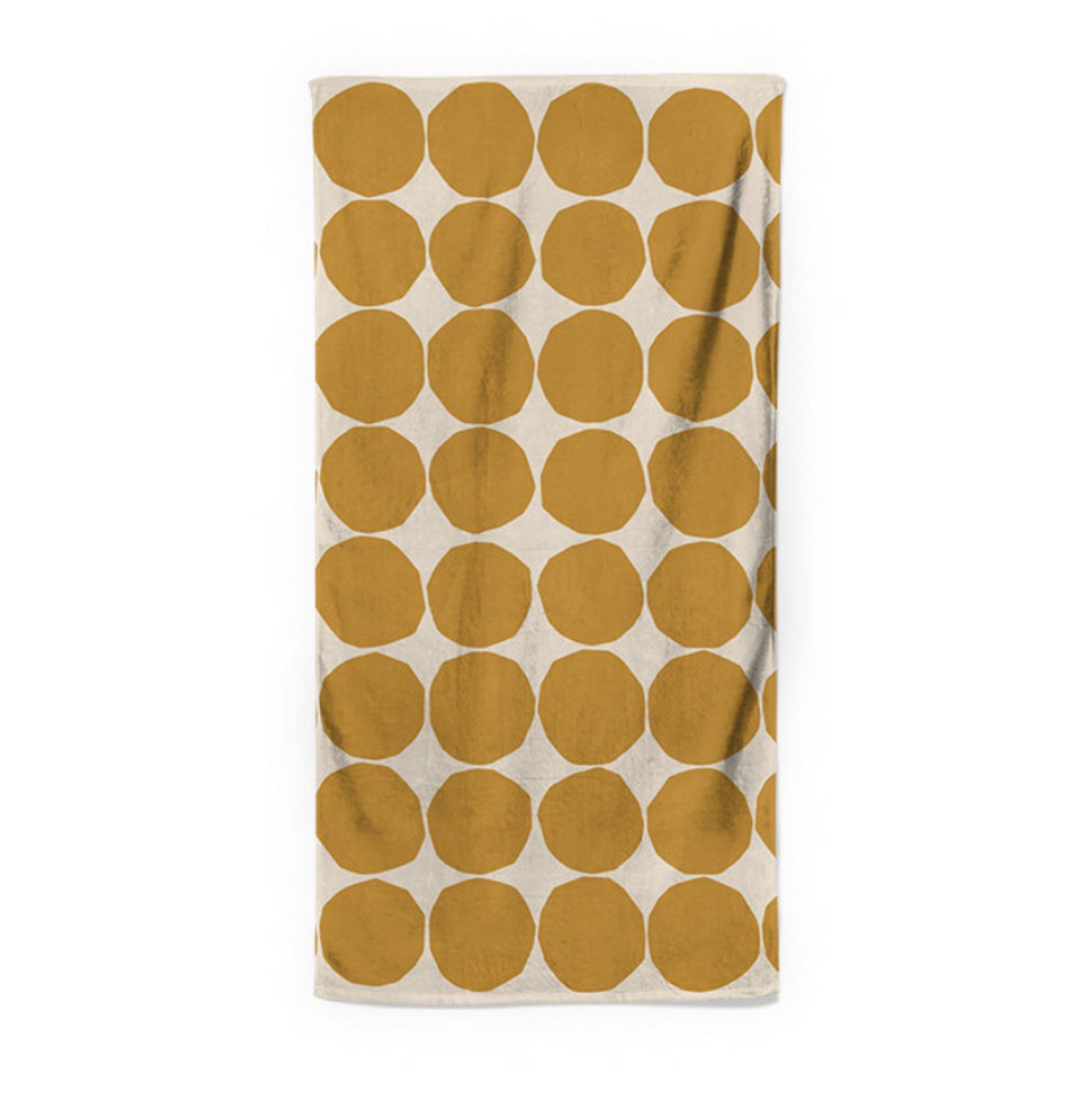 ドット柄バスタオル