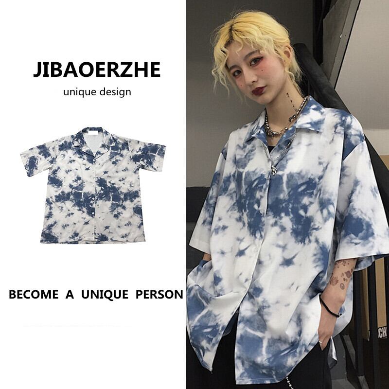 スタイルサマーシャツ スタンダードルーズトップス レトロ かわいい 夏物 ケッペル57498658724