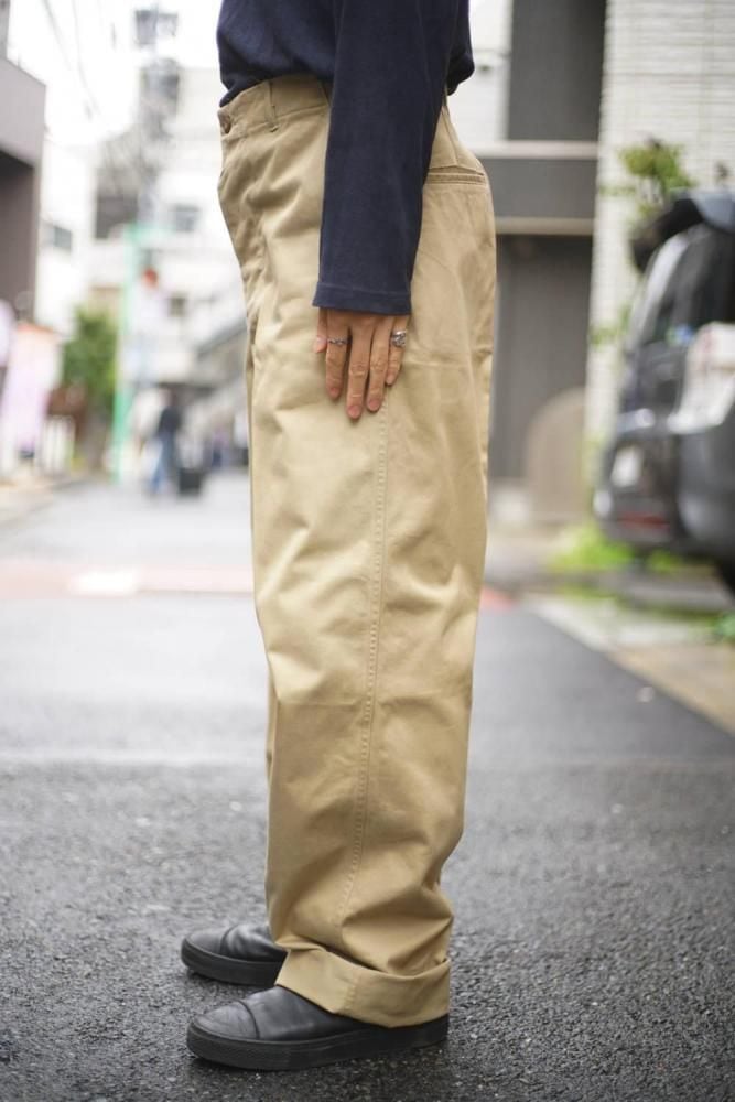 USARMY】Military Chino Trousers, Size 45, Khaki 【1940s-】Vintage