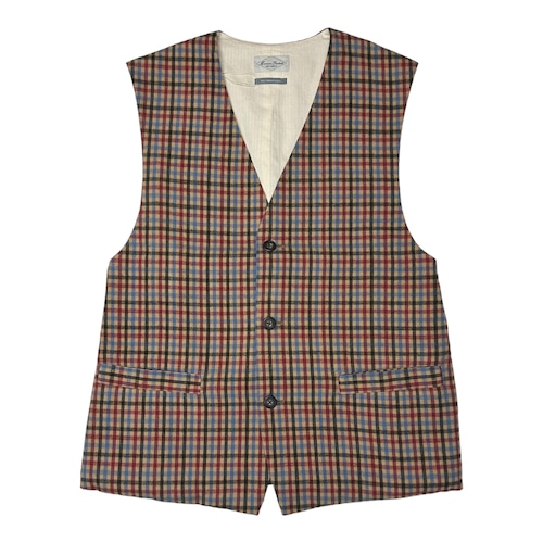 【Marvine Pontiak Shirt Makers】Vest 2(Mini CH)〈国内送料無料〉ラスト1点※メーカーの意向によりオンラインストアでのカート機能でのご注文不可となります。