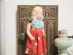 おしゃれガール 青いフリルのムームー JAPANセルロイド 画像14