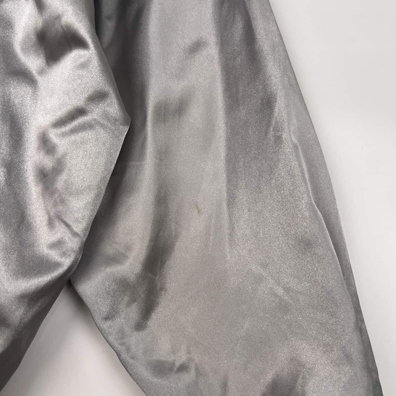 リバーシブル FUJISANKEI COMMUNICATIONS GROUP フジサンケイグループ ナイロン ジャケット ジャンパー LL/シルバー イエロー/フジテレビ/メンズ