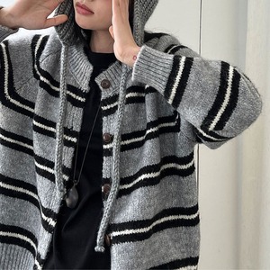border knit cardigan J00039