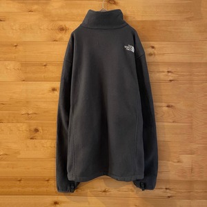 【NORTH FACE】メキシコ製 フルジップ POLARTEK フリースジャケット バックロゴ 刺繍ロゴ メンズL アメリカ古着