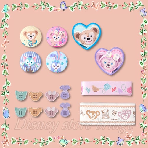 手芸セット ダッフィーのハートウォーミング・デイズ 2019 東京ディズニーシー限定 冬 バレンタイン ホワイトデー プレゼント ボタン ワッペン
