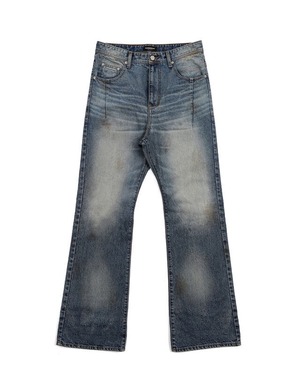 FAR FROM WHAT/ aged flare denim