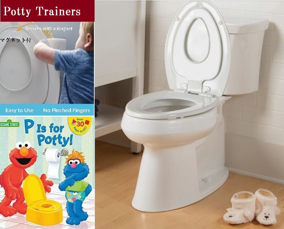 チャイルドシート付木製便座でお子様のトイレトレーニングに最適! チャイルドシート付木製便座でお子様のトイレトレーニングに最適!