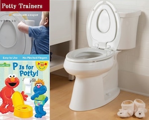 子供便座付木製便座　１８８３SLOWA （スロークローズ）取り外し簡単清掃　大型サイズ