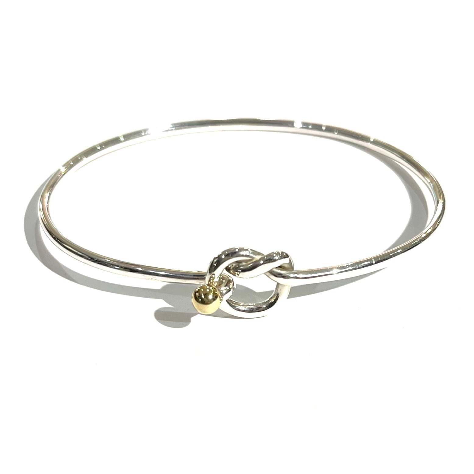 TIFFANY&CO. 】K18.silver925 ラブノットブレスレット ティファニー