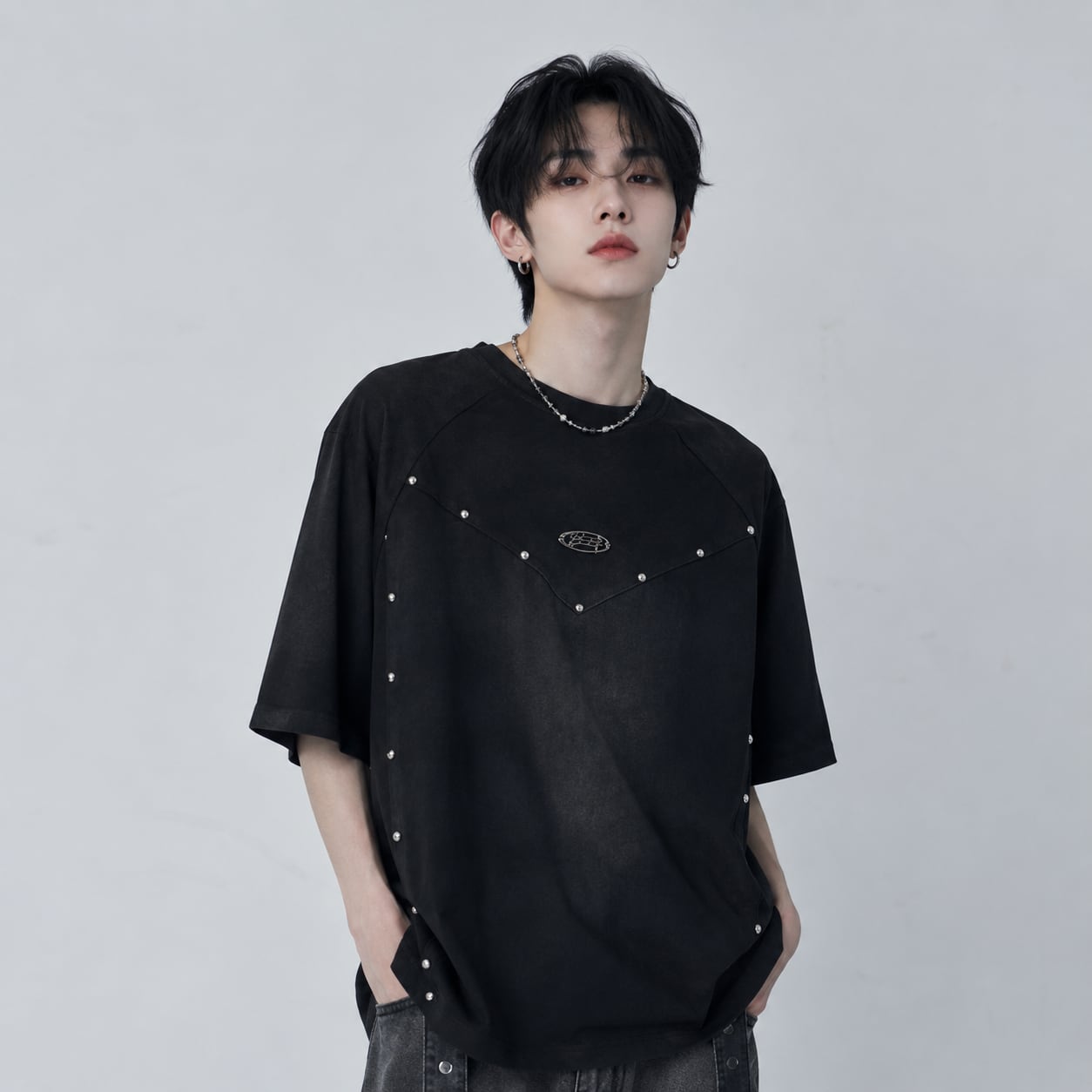 Heavy antique design T-shirt 0003