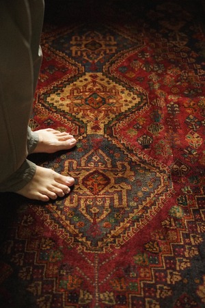 906 -Vintage Qashqai Kashkuli rug