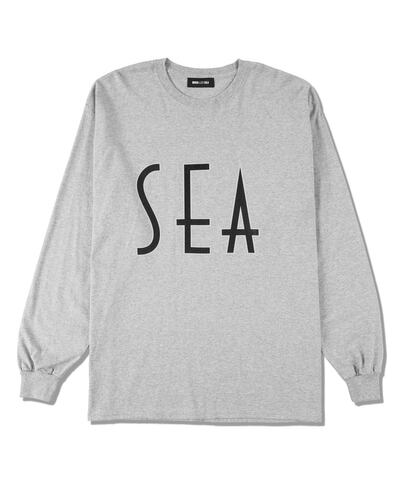 SEA L/S T-SHIRT Black White Wind And Sea - Tシャツ/カットソー(七分 ...