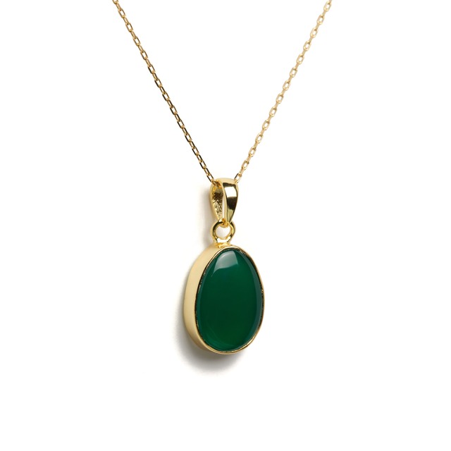 【MARKET】SINGLE STONE NECKLACE 0083