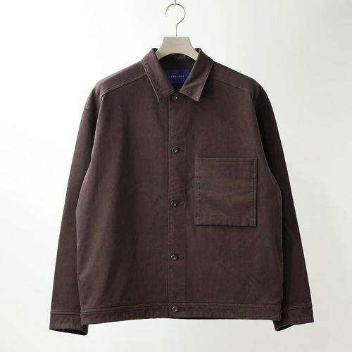 CURLY&Co./KNIT DENIM TRUCKER JACKET