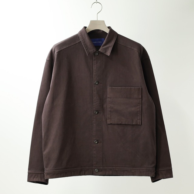CURLY&Co./KNIT DENIM TAILORED JACKET