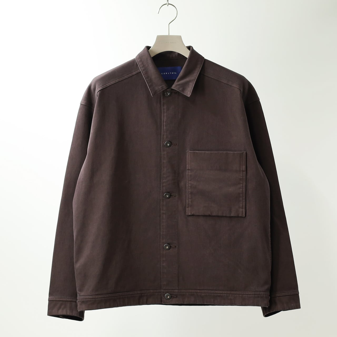 CURLY&Co./KNIT DENIM TRUCKER JACKET