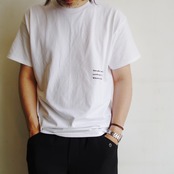 one f NUTS Tee White × Black