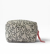 MONO HEARTS MINI CUBE COSMETIC BAG_PMC114