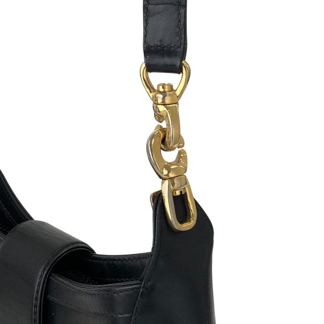 CELINE セリーヌ ショルダーバッグ ブラック ターンロック ブラゾン レザー ミニバッグ vintage ヴィンテージ オールド rpzpkc