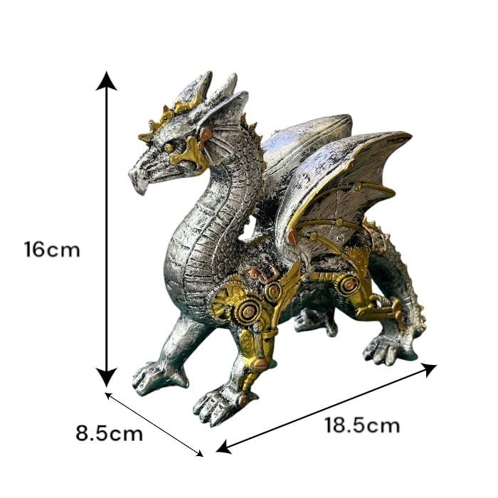 メカニカルドラゴン メカニック 鎧 オブジェ 装飾品 インテリア雑貨