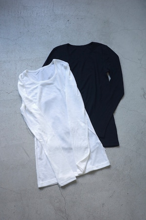 JOHA ヨハ /  MARIE　長袖T-SHIRT (MERINO WOOL)