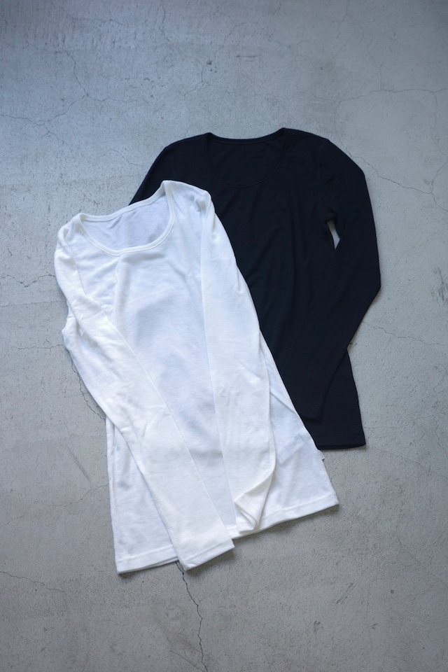 JOHA ヨハ /  MARIE　長袖T-SHIRT (MERINO WOOL)